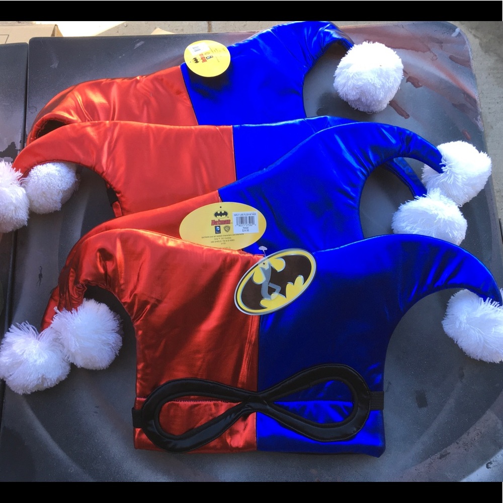 NWT COSPLAY HARLEY QUINN JESTER HAT by Bioworld